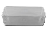 Plastic Box Stackable Refrigerator Kitchen Clear Plastic Fruit Vegetable Preservation V1294-YM0523-3117220041512