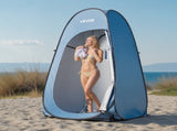 Pop up Shower Tent, Instant Portable Privacy Tent Changing Room with Hanging Bag, Ground Stakes, V952-SRZPDCSWPJL4Q16FQ001V0