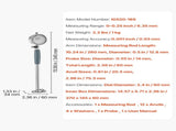Dial Test Indicator and Bore Gauge Measuring Tool Set, Dial Indicator 0.03 Accuracy, 50.8-152.4 V952-NJCLGJGJDNJBWDXZQ001V0