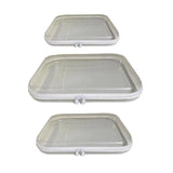 3pcs Zippered Hard Pouch Clear Hard Pouch Container Storage Box for Clothes Toys Cosmetics V1294-YM0901-3117240265711
