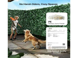 Ivy Privacy Fence, 59 x 158in Artificial Green Wall Screen, Greenery Ivy Fence w/ Mesh Cloth Backing V952-WLSRZZWQ1J59PISG2V0