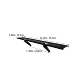 Masteelf Heavy Duty Adjustable TV Screen Shelf Organizer for Router, Streaming Devices, Cable Boxes, V1369-AZ3-W-17156