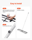 VEVOR 10x48in Lawn Leveling Rake 83.9 in Adjustable Handle for Yard Golf Court V952-CPPZPEKCGK10M9OTKV0