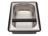 Coffee Knock Box Rubber Coffee Box with Removable Stainless Steel Ground Container for Cafe Bar L V1294-YM0703-3118230088812