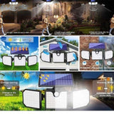 230 LED Solar Lights Outdoor 260LM Waterproof Motion Sensor Security Wall Lamp V63-843001