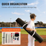 7x7 Baseball Softball Practice Net, Portable Baseball Training Net for Hitting Catching Pitching, V952-77YCDPJXLW77G44GZV0