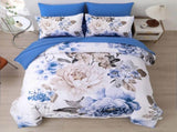 Blue Bloom Seraphine Ivy Quilt / Doona / Duvet Cover set V745-AQ044110K3