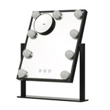 Vanity Makeup with 9 Light Bulbs Touching Control 3 Color Lighting Modes Dimmable Lighted V1294-YM0901-LT200B