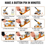 VEVOR Maker Machine, 75 mm Badge Punch Press Kit, Children DIY Gifts Pin Maker, V952-QJSKXZ75MM1008O99V0