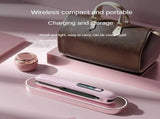 Green Wireless Rechargeable Hair Straightener with 5000mAh Battery - Portable Design & Adjustable V888-ELOSUNG15641