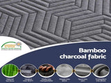 Giselle 8cm Memory Foam Mattress Topper Gel Dual Layer Foam Bamboo Single MATTRESS-TOP-DL-8-S
