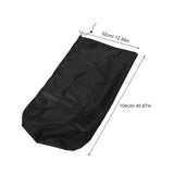 Outdoor Heater Cover Black Waterproof Dustproof with Zipper and Storage Pocket for Patio V1370-AZ4-17274