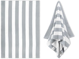Large Oversized Beach Towel - Big Size Cotton 35 x 70 Inch Striped Pool Towel, Large Cabana Soft V1189-LWWAL-20260401-05587