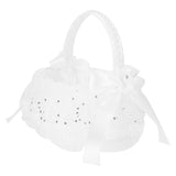 Flower Lace Basket White Romantic Basket Candies Container Wedding Ceremony Decoration5707 V1294-YM0721-3115200142813