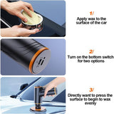 Mini Cordless Car Polisher Rechargeable Machine 100W 1800Rpm Portable Multifunctional V1188-MS-227-1699