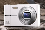 Digital Camera 4K Screen Video Camera With 32GB Memory Card-Silver V1263-JX-7688-2