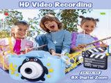 Kids Digital Dual Lens Camera, 4x Zoom and HD Video Recording V196-KDC-0025