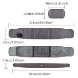 Electric Dual Infrared Light Heat Back Massager Waist Brace Lumbar Support Belt V201-MAS0002GY8AU
