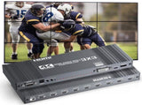 4K Video Wall Controller 3x3 Setup HDMI Processor 9 Outputs 17 Stitching Modes 1pc V1263-JX-7355