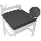 Set of 4 trapezoidal chair cushions, comfortable seat, with inner and outer Velcro. Dimensions 42 V1237-ZY-203-5051