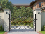 Single Folding Security Gate, Lockable Scissor Gate with 360 degree Swivel Casters, Outdoor V952-GZDZDAQM63398ECAH001V0