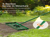 Lawn Leveling Rake, 30"x10" Level Lawn Tool, Heavy-duty Lawn Leveler with 78" Steel Extended Handle, V952-CPPZP1030000Q4VM8002V0