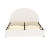 Artiss Bed Frame Gas Lift Strorage Beds Base Platform Boucle Fabric Queen ELLA BFRAME-G-ELLA-Q-BG-ABC