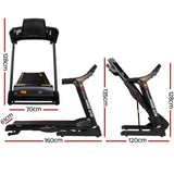 Everfit Treadmill Electric Auto Incline Home Gym Fitness Exercise Machine 480mm TMILL-CHI-480-AUTO