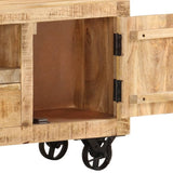 Tv Cabinet Rough Mango Wood 120x30x50 Cm 43_243983