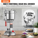 VEVOR 550g Commercial Spice Grinder Electric Grain Mill Grinder High Speed V952-DDDPSGWYMJ505541YV3