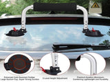Heavy-Duty Kayak Roof Load Assist with Suction Cup Mount, Adjustable Height Support for Kayaks, V1341-ZY-SKTNHHY8-BLACK