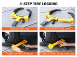 Wheel Lock, 2 Packs Universal Wheel Clamp Lock, Adjustable Anti Theft Trailer Lock Wheel Clamp, V952-JQSLTS2J0000HVGE2V0
