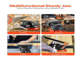 Bench Vise, 140 mm Jaw Width, 140 mm Max Jaw Opening Multipurpose Vise with 360&deg Swivel Locking V952-DXZSDGNTQ55IFO0S7V0