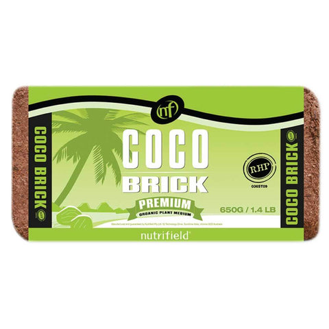 650g Coco Brick Premium Coir Peat Organic Plant Growth Medium Husk 9L Nutrifield V238-SUPDZ-31985807097936