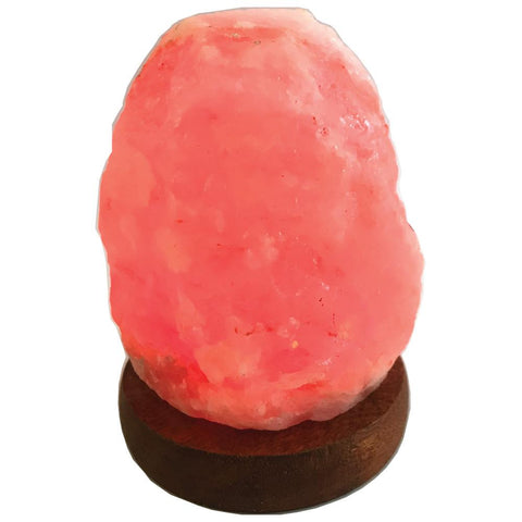 Red USB Himalayan Pink Salt Lamp - Colour Light Bulb - Mini Natural Rock Crystal V238-SUPDZ-31746003730512