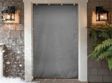 Beige Thermal Insulated Door Curtain, Draft and Sound Barrier Panel, 82 x 204 cm V1188-MS-731-149
