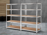 Giantz 2x1.8M Garage Shelving Warehouse Rack Pallet Racking Storage Shelf Silver WR-9X18-GVN-SVX2