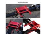 P30 aluminum alloy Bike Phone Holder for 3.5" to 7.5" Device Bicycle Phone Stand Scooter Moto Mount V1192-AZ-W-3265