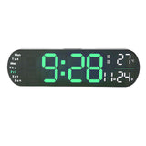 Digital Wall Clock with Remote Control Big LED Screen Display Adjustable 8 Color Lights Digital V1294-YM0901-3115240021212