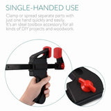 Workshop Setup 12-Pack Quick Grip Clamps, 4-Inch Quick-Release Bar Clamps for Woodworking V1366-AZ2-W-15669