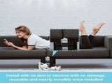 Sectional Couch Connector Tutuviw 16 Pcs Sofa Couch Leg Strap,Heavy Duty Rubber Cinch Strap Keep V1189-WXFWAL-20260319-00472