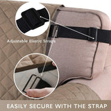 Recliner Chair Cover Waterproof Padded Non Slip Taupe V1189-WXF-521-0046