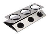Bottle Drain Drying Rack 304 Stainless Steel Silicone Pad Silver 3 Holes Soda Bottle Drying Rack for V1294-YM0523-3118220075811