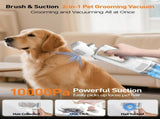 Pet Grooming Vacuum Dog Grooming Vacuum Cat Hair Removal Tool Slicker Brush Set V1107-135-40406