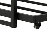 Artiss Bed Frame 2x Single Size Metal Trundle Daybed DEAN MBED-C-DEAN-S-BK-AB