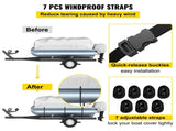 Pontoon Boat Cover, Fit for 17'-20' Boat, Heavy Duty 600D Marine Grade Oxford Fabric, UV Resistant V952-FQCZYCYCB21245KUNV0