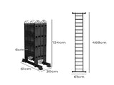 Traderight Multi Purpose Ladder Aluminium 4.7Meter HW0038-470-BK