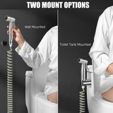 High Quality Toilet Bidet Kit With Water Tank Hook And 59" Abs Telescopic Flexible Shower Hose For V1188-MS-227-1549