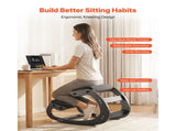 Ergonomic Kneeling Chair, Wooden Posture Knee Chair with Adjustable Thick Foam Cushions & Solid Wood V952-JYKGYHSBDLWKT4TV5001V0