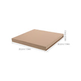 Robust Khaki Paper Box for Shipping Vinyl Records and Books 10Pcs V1192-AZ-W-32975